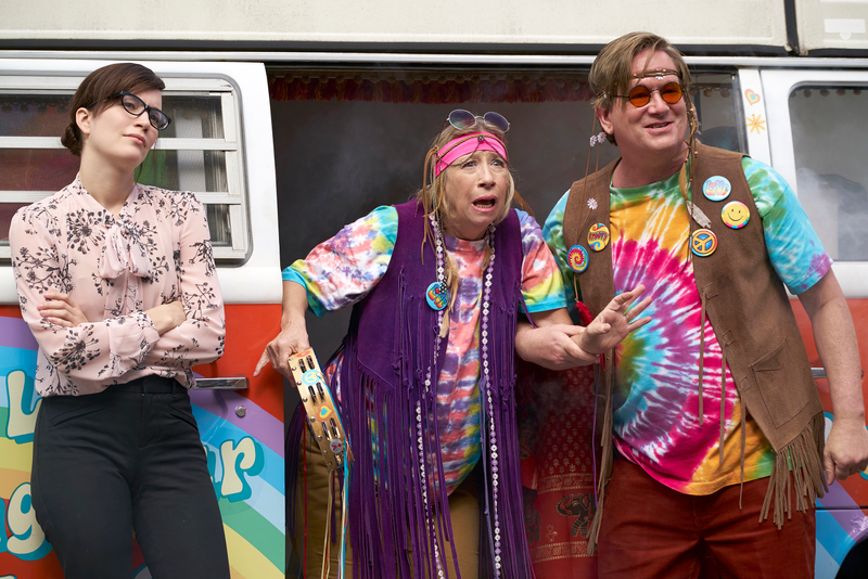 Britt Lower, Robin Duke, and Mark McKinney (Photo: Michael Gibson/FXX)